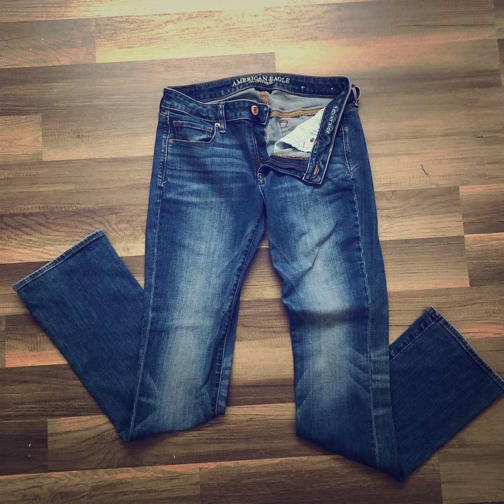 American Eagle Basic Blue jeans - super stretch